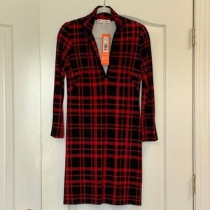 Jude Connally NWT red and black Anna dress XS